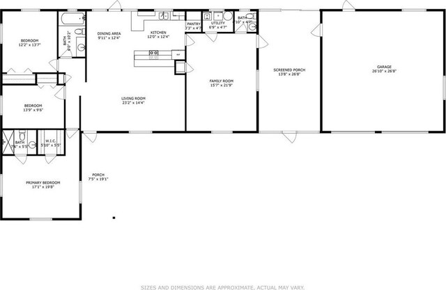 6001 Palm Dr, Fort Pierce, FL 34982 - home floor plan
