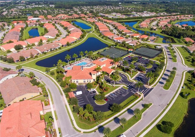 6341 Astor Pl, Vero Beach, FL 32966 - aerial view of residential area featuring a nearby body of water