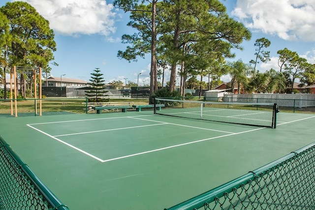 view of sport court with basketball court