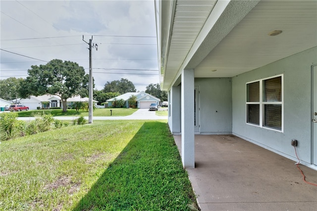 view of yard