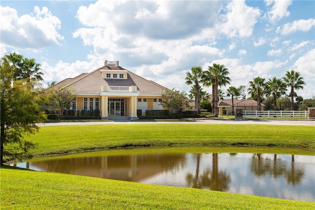 property view of water