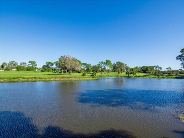 property view of water