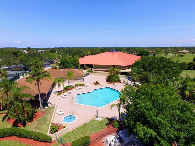 view of swimming pool