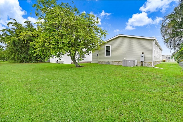 exterior space featuring central AC unit