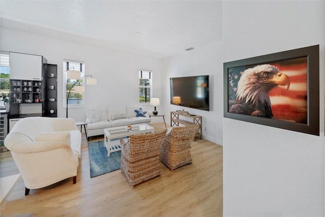 3612 2nd St SW, Vero Beach, FL 32968 - living area featuring light wood-style floors