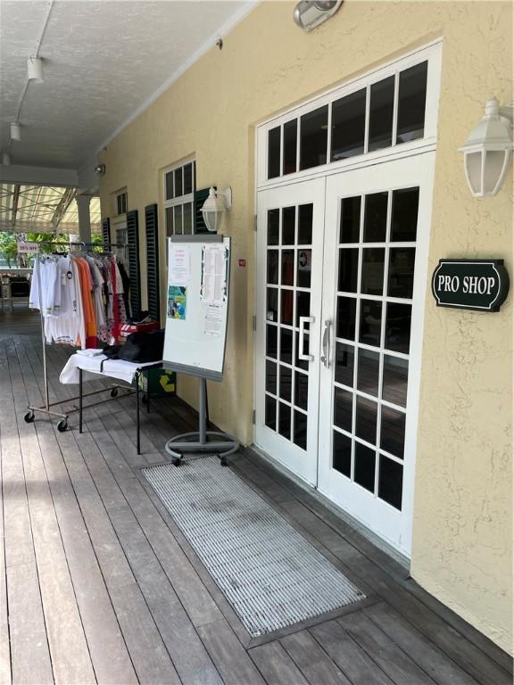 1275 Winding Oaks Cir E Unit 702, Vero Beach, FL 32963 - deck with french doors