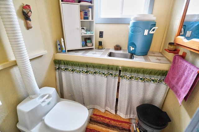 bathroom featuring toilet