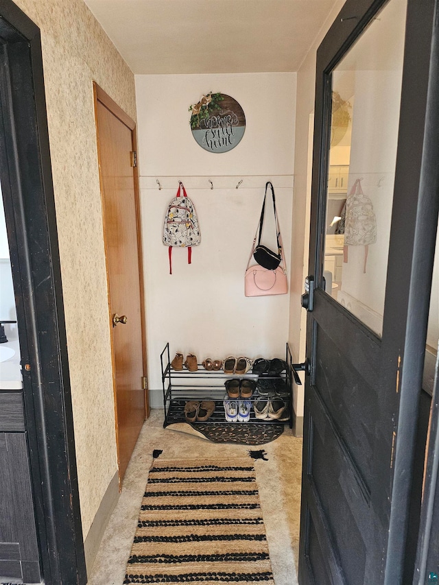 view of mudroom