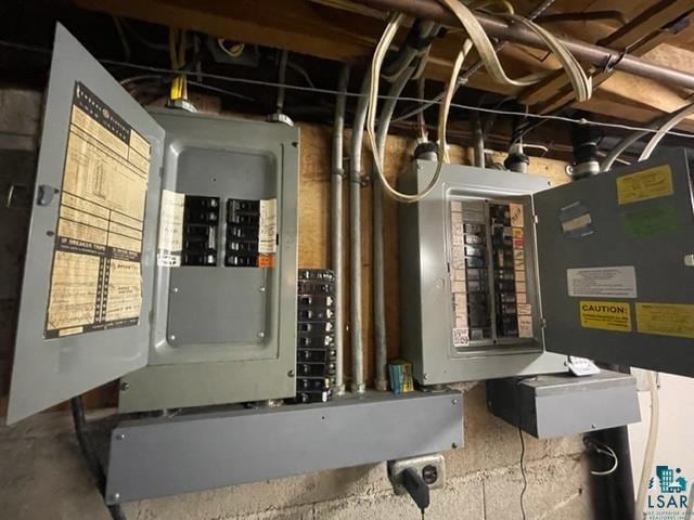 utilities with electric panel