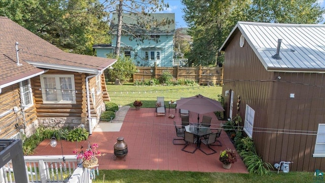 view of patio