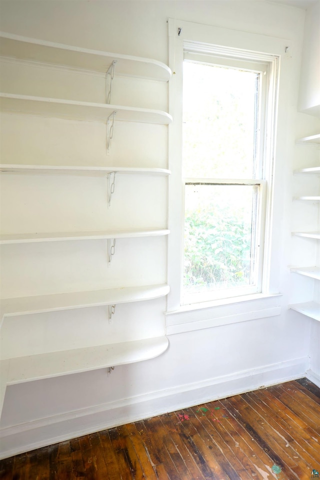 interior details featuring hardwood / wood-style floors