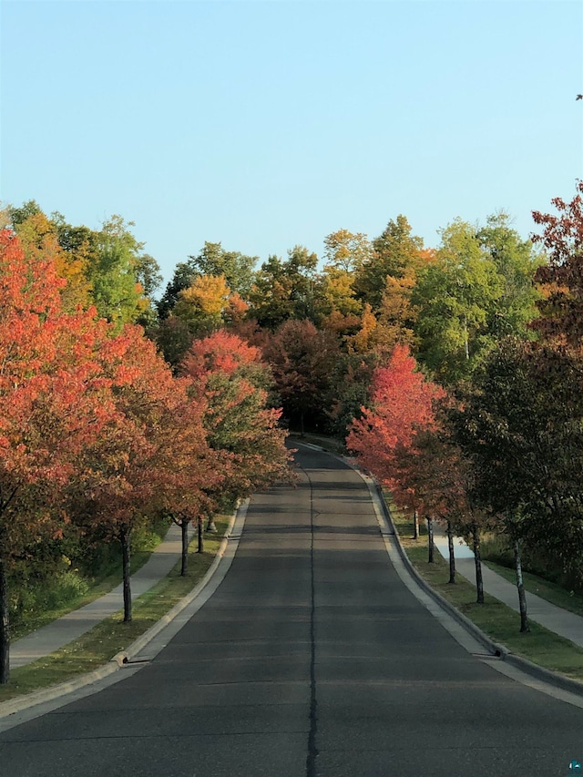 view of road