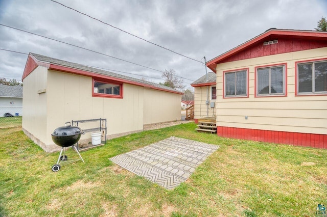 exterior space with a patio