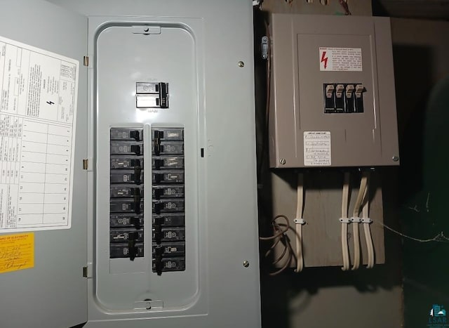 utility room with electric panel