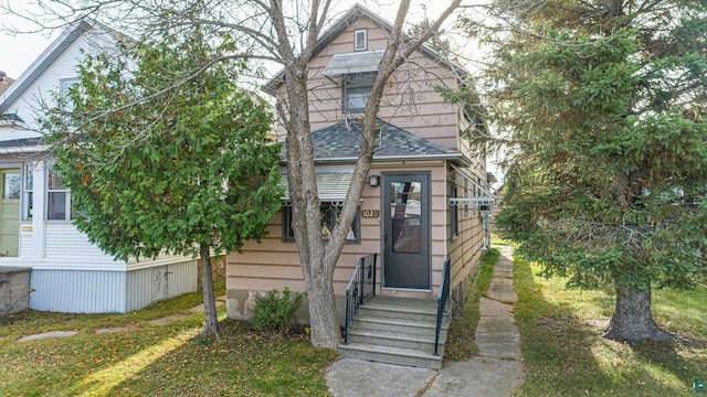 view of front of home