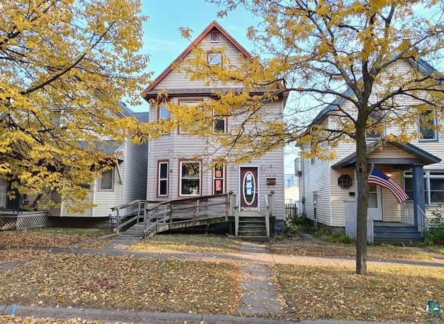 view of victorian house