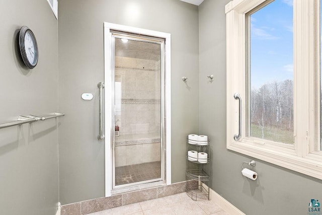 bathroom featuring tile patterned floors