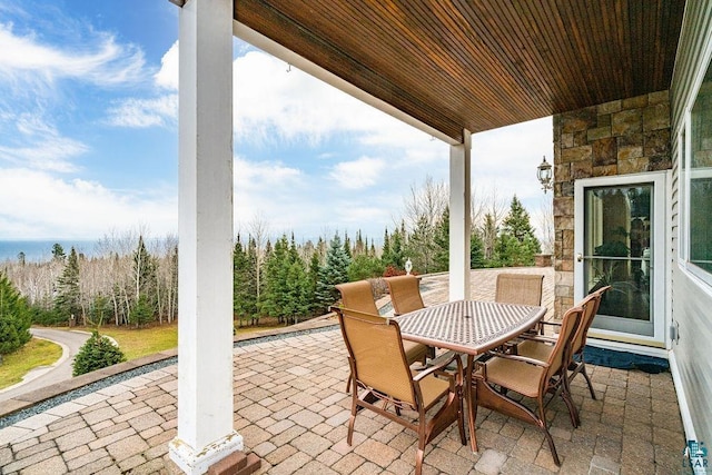 view of patio