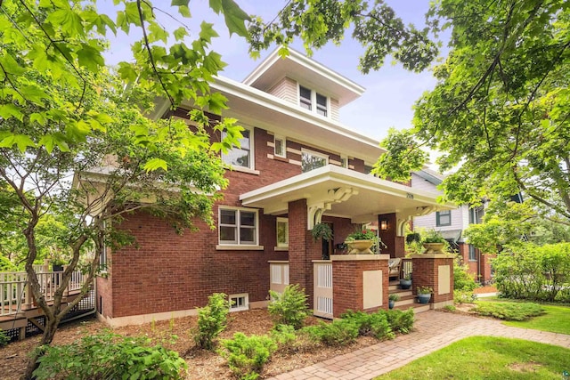 view of front of home