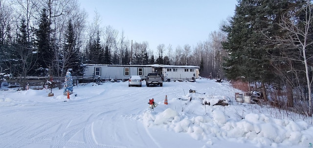 view of manufactured / mobile home