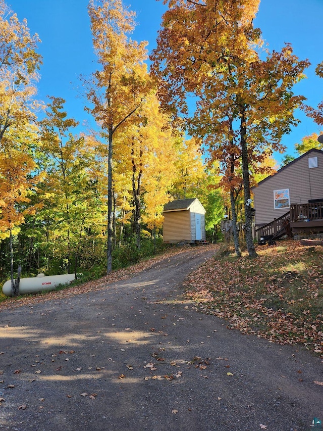 view of road