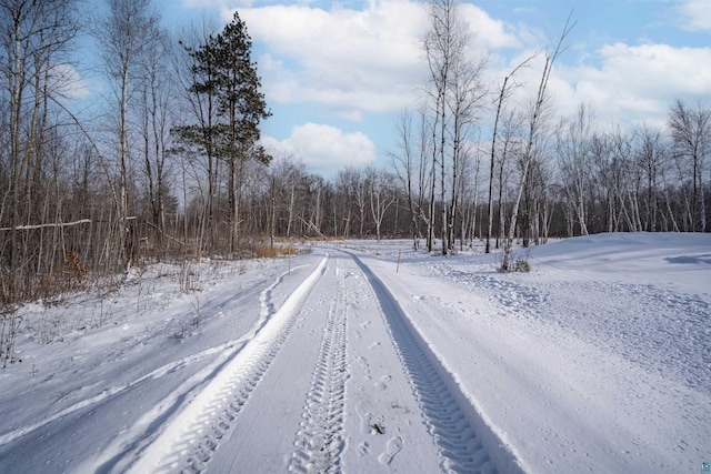 view of road