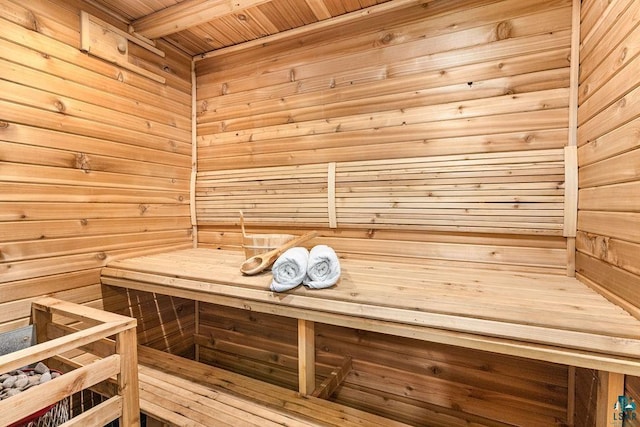 view of sauna / steam room