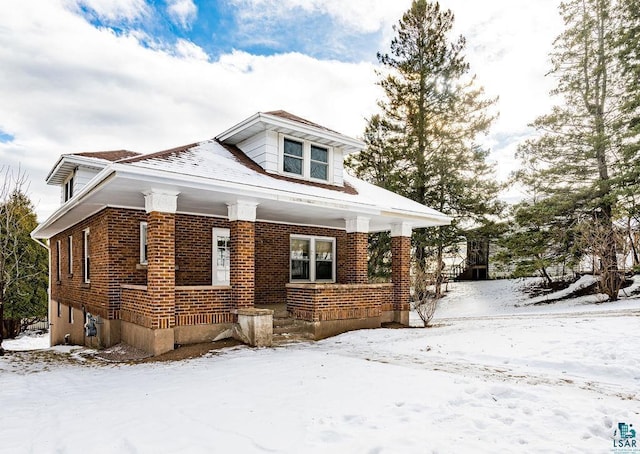 view of front of home