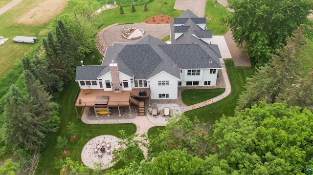 aerial view