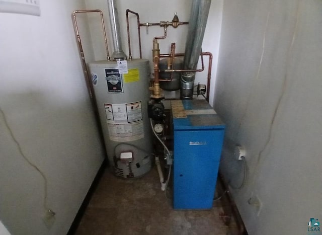 utilities with gas water heater