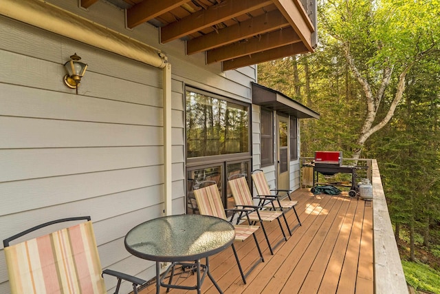 1480 Devil Track Rd, Grand Marais, MN 55604 - view of deck
