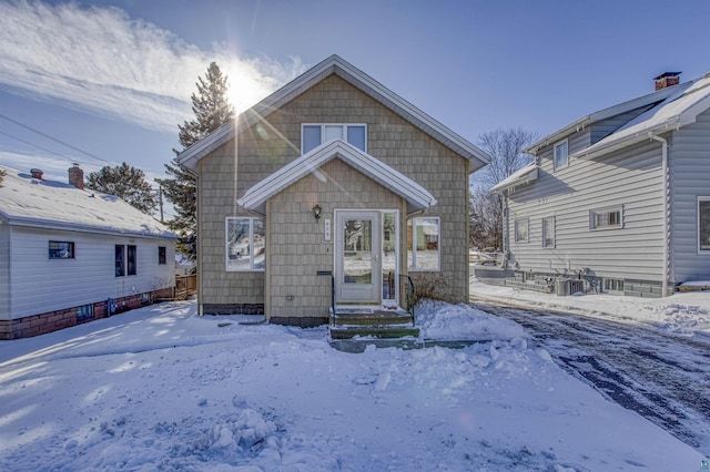 view of bungalow-style home