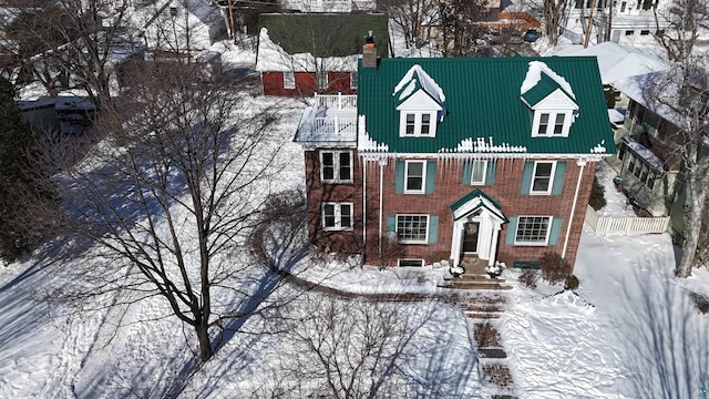 view of front of property