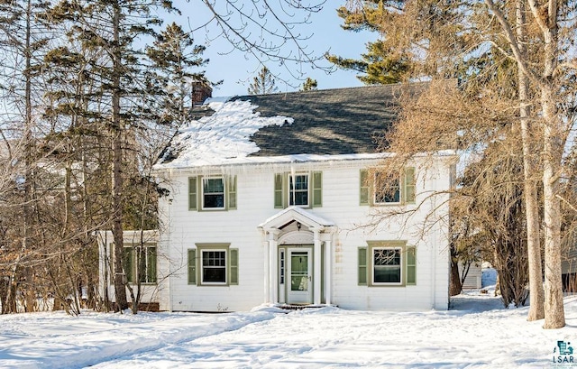 view of front of home