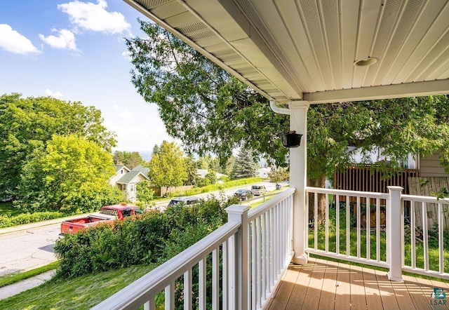 exterior space featuring covered porch