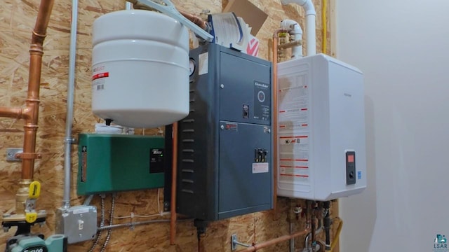 utilities with tankless water heater