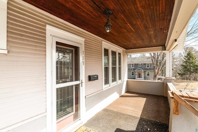 view of patio / terrace featuring a porch