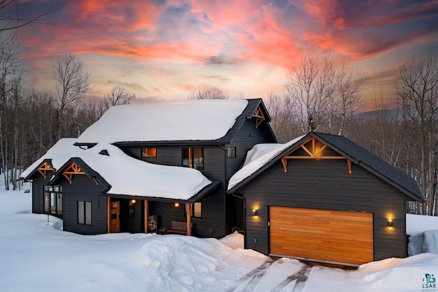 view of chalet / cabin