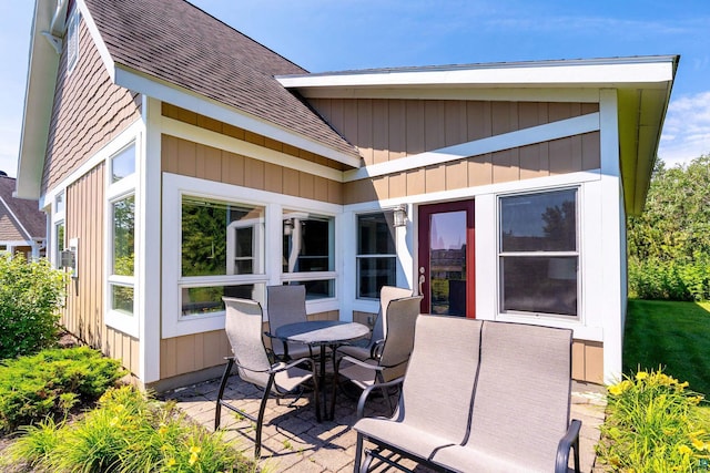 view of patio / terrace with outdoor dining area