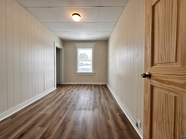 1923 W 6th St, Ashland, WI 54806 - empty room with baseboards and dark wood finished floors