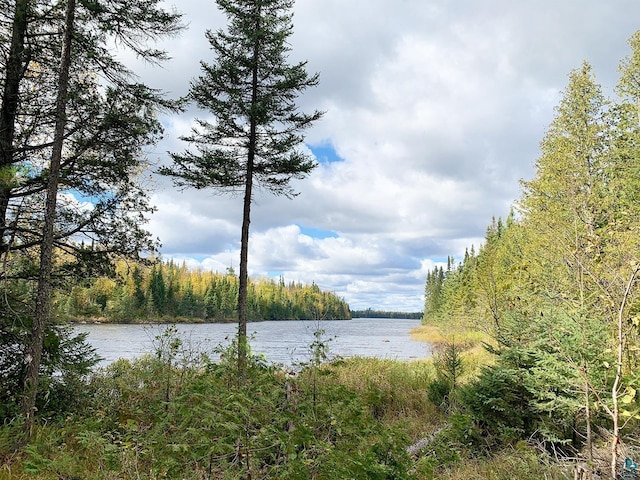 8352 Old Gunflint Trl, Grand Marais, MN 55604 - property view of water featuring a wooded view