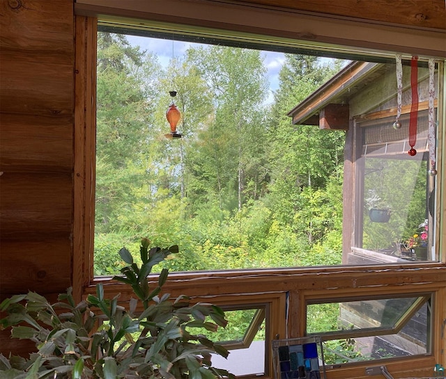 8352 Old Gunflint Trl, Grand Marais, MN 55604 - details with a wooded view