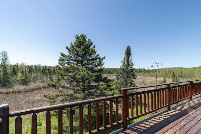view of deck