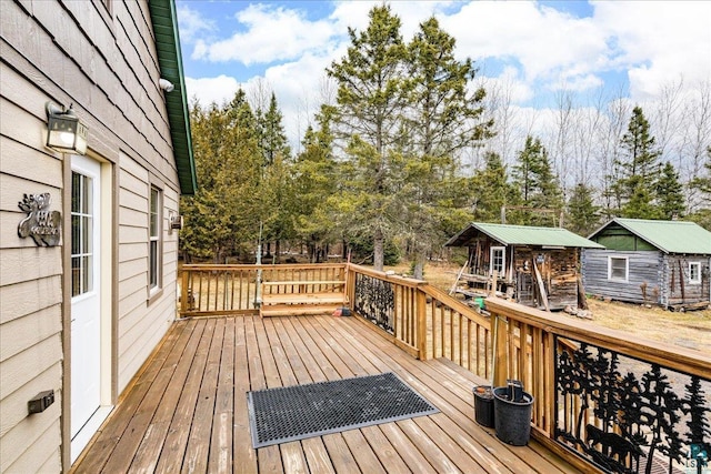 view of deck