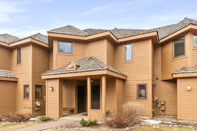 view of rear view of property