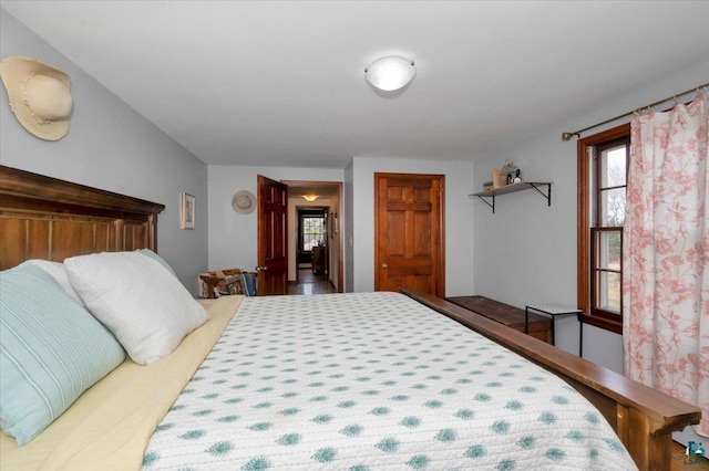 bedroom with a closet