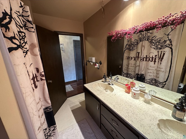 3824 Rehbein Rd, Duluth, MN 55803 - bathroom featuring double vanity and a sink