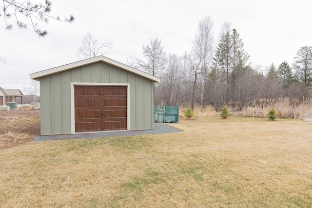 exterior space featuring an outdoor structure