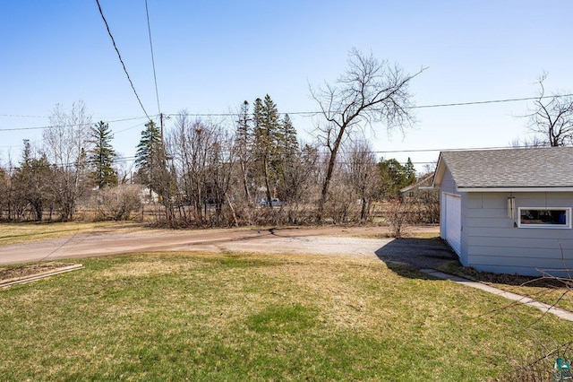 view of yard