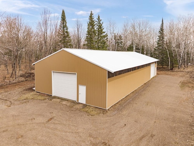 view of outbuilding with an outbuilding